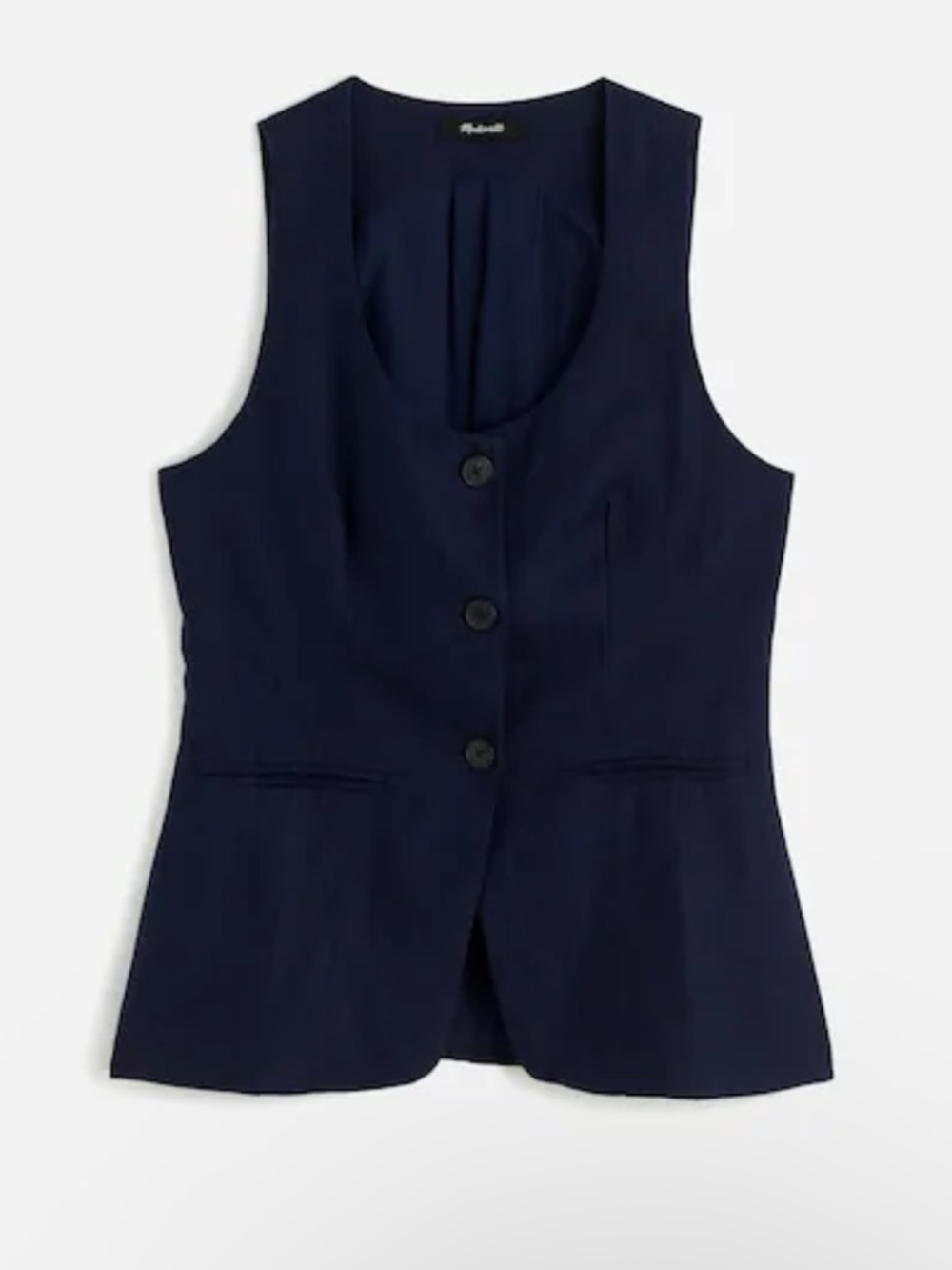 Madewell Scoopneck Cutaway Vest - Picture 2 of 5